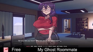 My Ghost Roommate Free Game Itchio Visual Novel 2d Adult Eroge Erotic Romance Supernatural Game thumbnail