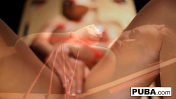 Brunette babe gets wild