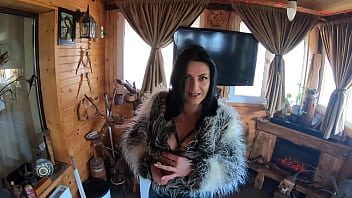 Deep throat cum play and camel toe leather and fur fetih 255 preview