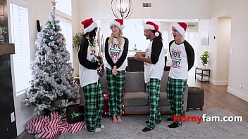 Christmas family foursome proposal Christmas family foursome proposal
