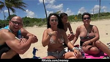 Sexy natural chick trades cash for some rough sex 27