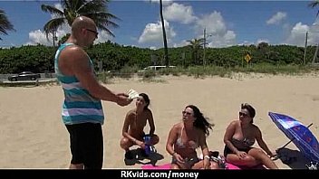 Sexy natural chick trades cash for some rough sex 27