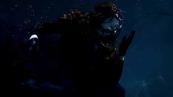 Gothic underwater shooting in swimmimg pool arya grander