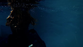 Gothic underwater shooting in swimmimg pool arya grander