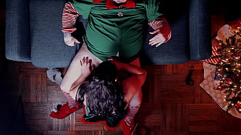 Santa's helpers bbw loves anal and cum