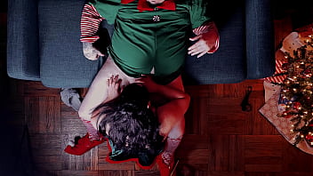 Santa's helpers bbw loves anal and cum