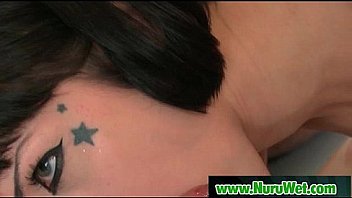 Sexy masseuse gives amazing nuru massage and wet handjob 01