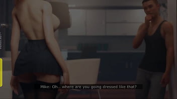 Bitch wife talks on the phone with her husband while her lover fucks her cartoon 3d sex fm a2h