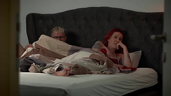 Why does step mom’s share bed jerk off end in hot creampie