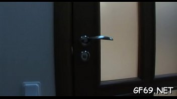 Innocent playgirl gets her pussy pounded till sore by two hunks