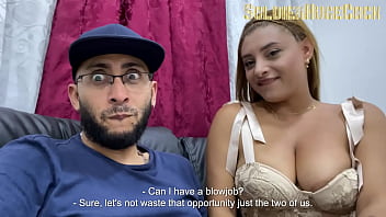 The whore wants to feel a cock in her mouth and she seduces me so that i fill her mouth with cum