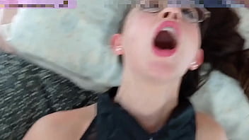 Cum on braces cosplay teen nerdy glasses blowjob fuck shana