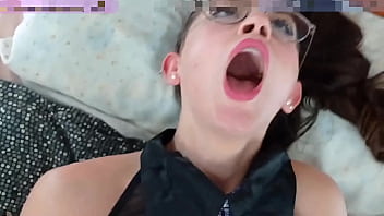 Cum on braces cosplay teen nerdy glasses blowjob fuck shana
