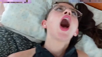 Cum on braces cosplay teen nerdy glasses blowjob fuck shana