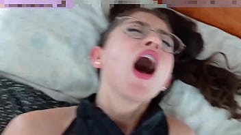 Cum on braces cosplay teen nerdy glasses blowjob fuck shana