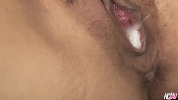 Jap chick ramu gets creampied after sucking and fucking