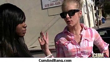 Extreme interracial gangbang sexy ebony hottie group sex 12