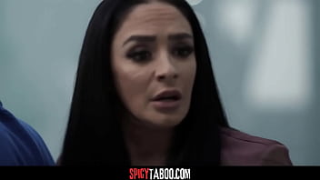 Stepson fucks his stepmom in front of his wife