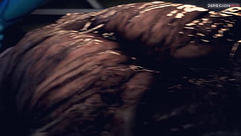 Samus gets smashed hard