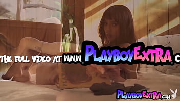 Big tits latin muse exposing her juicy pussy for playboy