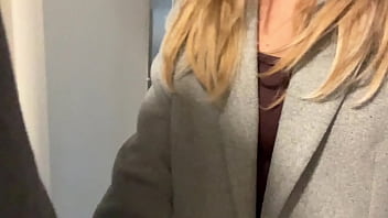 Saw a blonde masturbating in the park gave it to her mouth and fucked in public