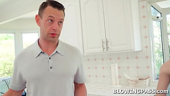 Jill taylor is seducing the survey letting him touch and suck on her natural guy licks her hairy pussy before she gives blowjob