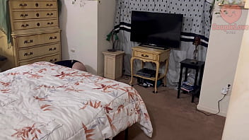 Stepmom gets stuck taboo pov facial