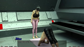 Stranded in space #91 stretching out with big boobs milf