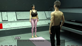 Stranded in space #91 stretching out with big boobs milf