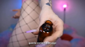 Stupido gooner findom aroma ita latex joi femdom aroma bionda italiana dominazione finanziaria dialoghi in italiano gooning