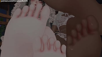 We show you our feet for worship and smelling