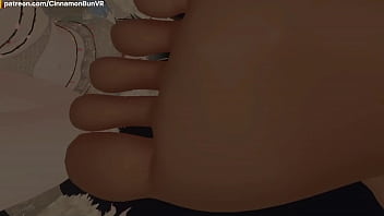 We show you our feet for worship and smelling