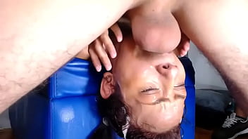 Sloppy hardcore deepthroat facial fuck destroyed latina