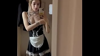 Sexy maid on duty