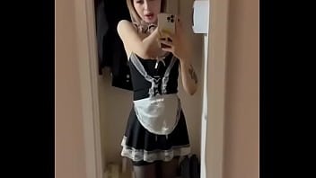 Sexy maid on duty