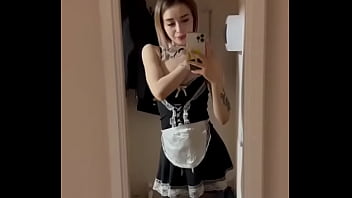 Sexy maid on duty