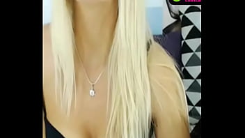 Blond in black stocking lick her nylon feet