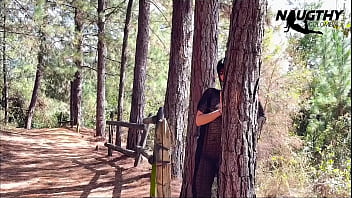 Beautiful elf masturbating in the forest