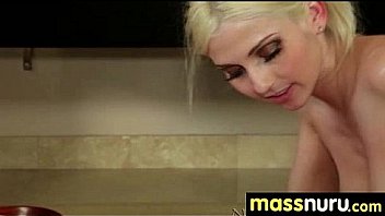 Babe fires nuru massage 17