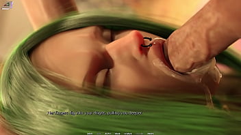 Taboo university #54 green haired feminist begs me to skull fuck her with my big white cock