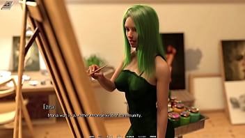Taboo university #54 green haired feminist begs me to skull fuck her with my big white cock