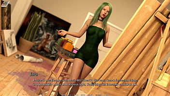 Taboo university #54 green haired feminist begs me to skull fuck her with my big white cock