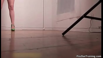 Gorgeous steamy blonde teen with large