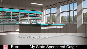 My state sponsored catgirl free game itchio visual novel game 2d adult anime cats cute eroge erotic hentai nsfw sci fi