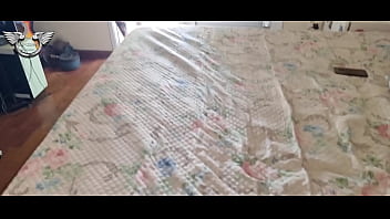 Full menage with the hot neighbor who is spying on the balcony