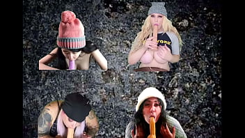 4 Grunge Chicks Suck Cocks Together thumbnail