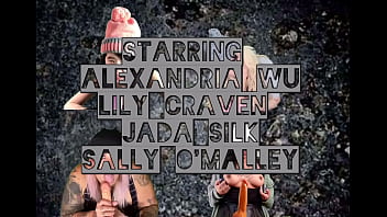 4 grunge chicks suck cocks together