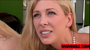 Milf cherie deville and teen lucy tyler fuck and suck cock togheter