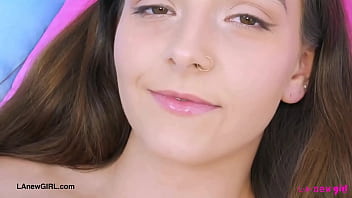 Alluring model naked close up