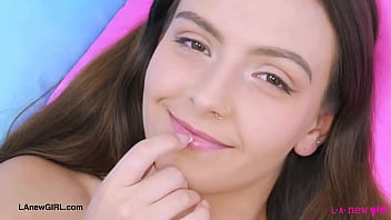 Alluring model naked close up